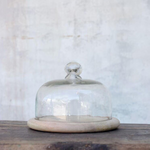 Nkuku Recycled Glass Bell Dome Small